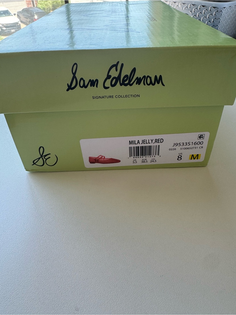 Sam Edelman Red Jelly Mary Jane Sandals - Picture 4 of 4